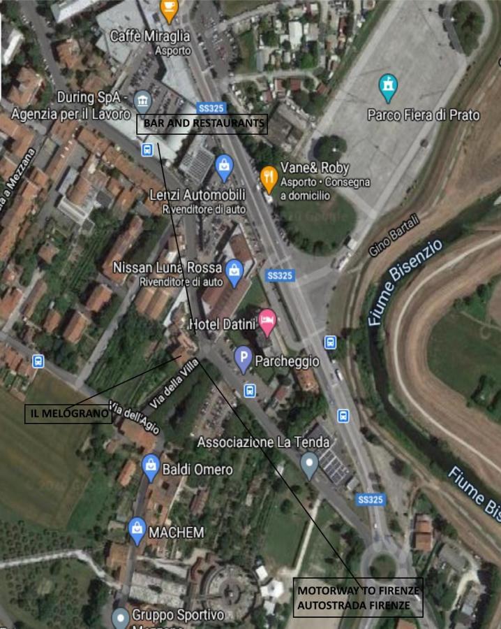 Il Melograno Apartment Prato  Ngoại thất bức ảnh